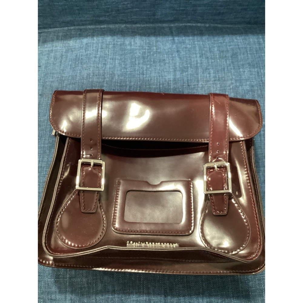 Dr martens LEATHER SATCHEL Kievsmooth Shoulder Cross Bag Burgundy
